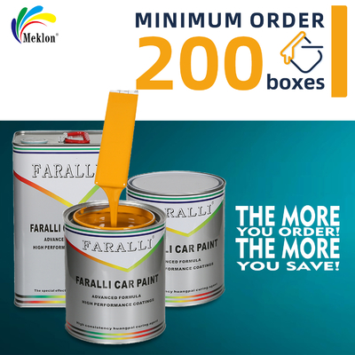 Peinture automobile jaune, haute performance, résistante aux intempéries, à faible coût, vente directe fabricant