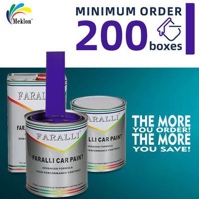 Peinture bleu violet métallique pour voiture avec des performances élevées et de faibles émissions de COV