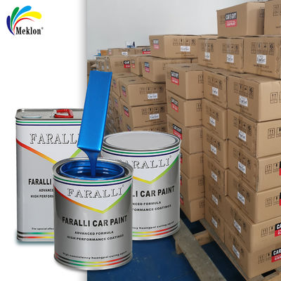 Peinture de réparation automobile bleu vif brillant, résistante à l'usure et aux UV