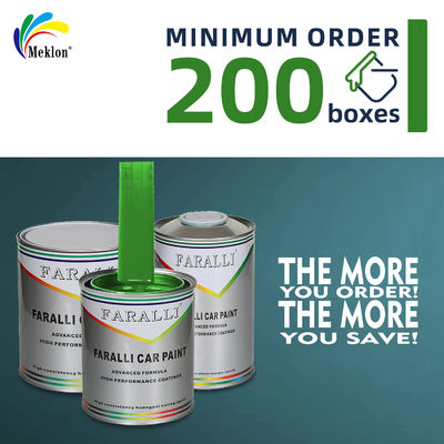 Peinture de voiture brillante verte résistante aux intempéries et aux rayures