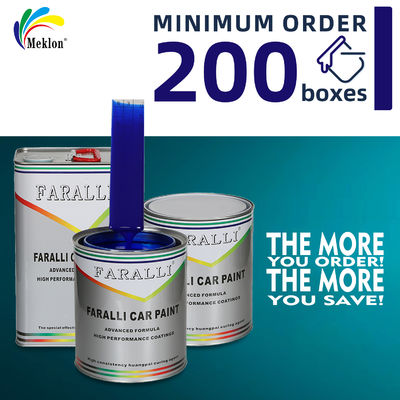 La peinture métallique bleu profond qui correspond à la couleur d'origine de l'usine pour la peinture de voiture