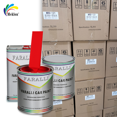 Peinture en spray pour voiture rouge vif, brillante, durable et résistante à l'usure, fournie par l'usine