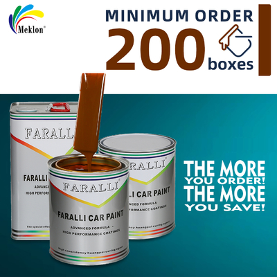 Peinture automobile marron écologique 1K2K avec résistance aux rayures et résistance aux hautes températures