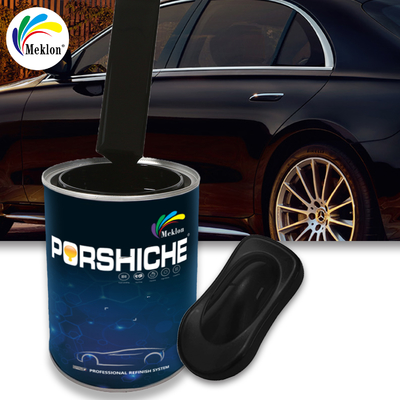 Vente directe du fabricant Peinture de réparation automobile noire foncée à séchage rapide et à fort pouvoir couvrant