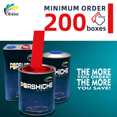 Peinture rouge pour voiture à faible teneur en COV résistante aux rayures