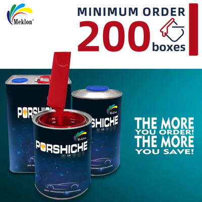 Peinture automobile rouge Meklon à séchage rapide - Haute brillance, résistante aux UV