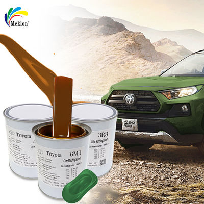 Peinture à pulvérisation de voiture à perles vert profond à haute brillance pour la finition automobile