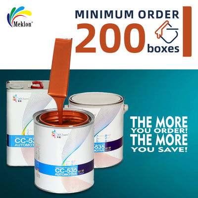 Peinture automobile classique orange rétro durable et résistante à l'usure