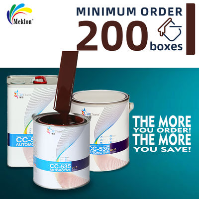 Peinture automobile marron à faibles COV respectueuse de l'environnement, avec haute brillance et résistance aux UV