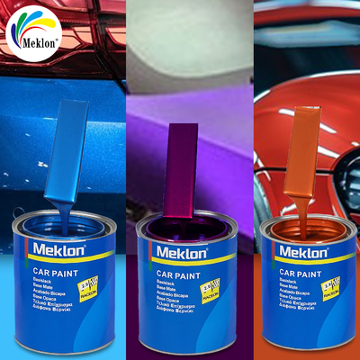 Peinture de carrosserie automobile 1K Basecoat Couleurs bleu perle Crystal Coating Spray automobile Peinture de voiture de base automobile