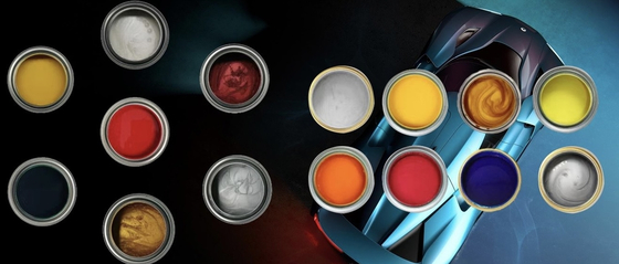 Résine acrylique Auto Refinish Peinture Voiture Couche liquide 1K bleu brillant