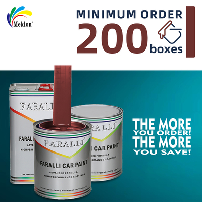 Peinture automobile de haute performance rouge Peinture automobile en poudre Cooper Temps de séchage 2-3 heures