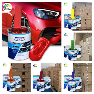 Peinture de réparation acrylique perle rouge haute brillance OEM 1K adaptée à la Mercedes Benz