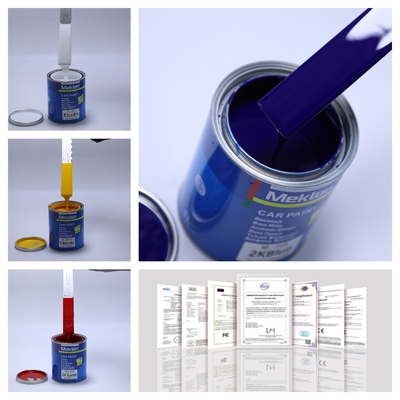 Performance de qualité industrielle et revêtement brillant résistant aux éclats pour des résultats supérieurs Peinture bleue pour voiture