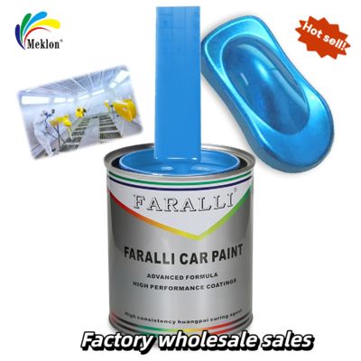 Peinture de voiture mixte prête à l' humidité bleu ciel anti-UV multi-fonction