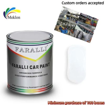 Vente à chaud Peinture automobile acrylique Peintures automobiles liquides Couche céramique Peinture automobile blanche pure