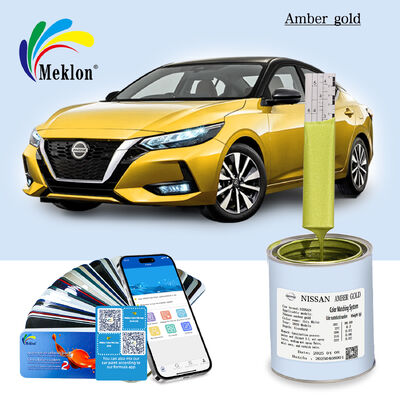 Excellente combinaison de couleurs CAM Ambre or Peinture automobile pour Nissan