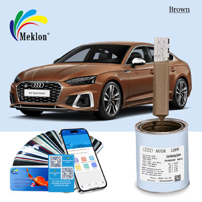 Meclon Auto Coat Audi LZ8W Modèles Marron Peinture mixte de voiture prête à l'emploi