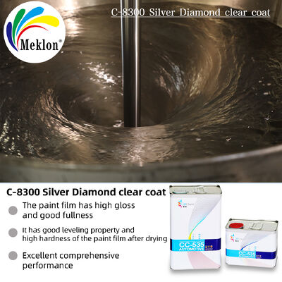 Silver Diamond Car Clear Coat Varnish Anti Abrasion Résistant aux intempéries