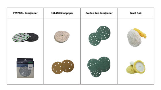 Papeterie à sable de beauté automobile en option avec une grande efficacité