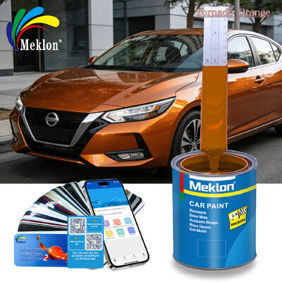 Tornado Orange Refinish Peinture de voiture pour Dongfeng Nissan Sylphy Vibrant et durable Finition