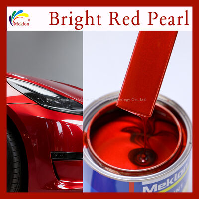 Meklon rouge vif Perle haute chrome Résistant aux rayures Refinir la peinture automobile pour la réparation automobile