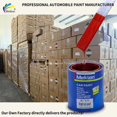 Meklon rouge vif Perle haute chrome Résistant aux rayures Refinir la peinture automobile pour la réparation automobile