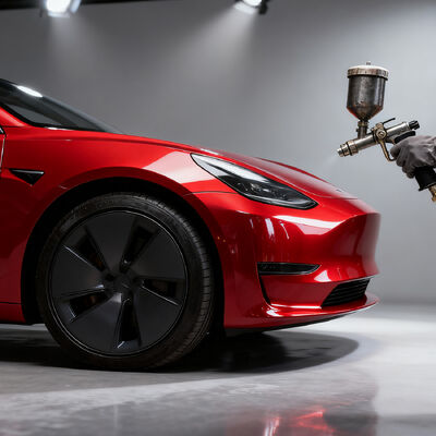 Meklon rouge vif Perle haute chrome Résistant aux rayures Refinir la peinture automobile pour la réparation automobile