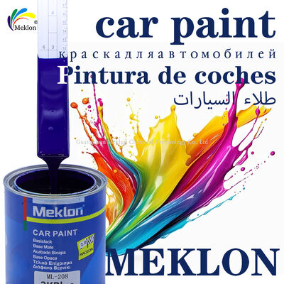 Meklon MK-208 2K bleu résistant aux rayures, faible émission de COV, peinture de finition de voiture pour réparation automobile