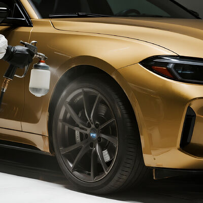 Peinture de retouche acrylique MK-M418 100% assortie, base coat dorée argentée (jaune) pour réparation automobile