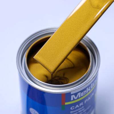 Peinture de retouche acrylique MK-M418 100% assortie, base coat dorée argentée (jaune) pour réparation automobile