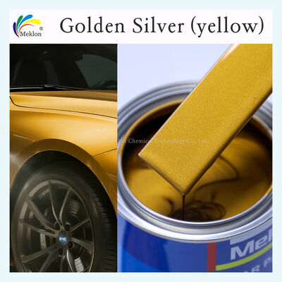 Peinture de retouche acrylique MK-M418 100% assortie, base coat dorée argentée (jaune) pour réparation automobile