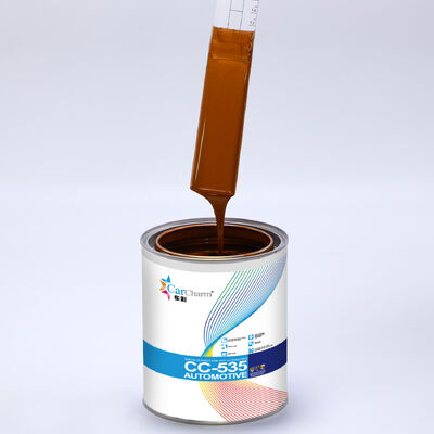 Séchage rapide 1K Peinture acrylique orange rouge argent automobile Refinissement automobile revêtement et peinture d'usage industriel Réparation et rénovation automobile