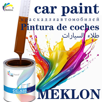 Séchage rapide 1K Peinture acrylique orange rouge argent automobile Refinissement automobile revêtement et peinture d'usage industriel Réparation et rénovation automobile