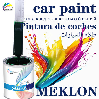 Séchage rapide 2K Peinture acrylique jaune-vert Peinture et revêtement de finition automobile