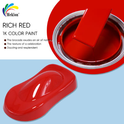 Résistant aux intempéries 1K Rich Red Acrylic Paint Coating et peinture automobile