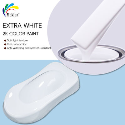 2K Peinture acrylique extra-blanche Peinture automobile Peinture automobile Refinition de la peinture automobile