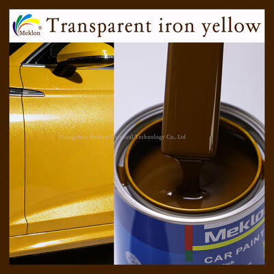 Résistant aux intempéries 1K Transparent Fer Jaune Peinture acrylique Peinture automobile Peinture automobile Couche et peinture