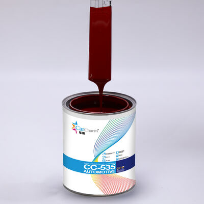 Peinture acrylique rouge transparente de haute transparence