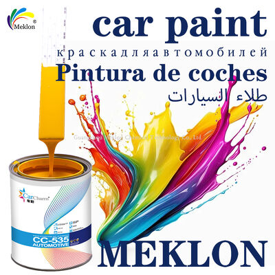 2113 Jaune moyen Peinture de réparation de voiture acrylique 2K Haut revêtement acrylique solide avec système intelligent de correspondance des couleurs