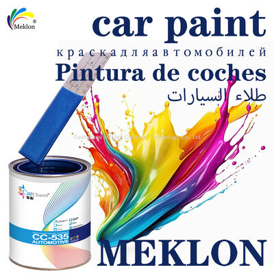 Peinture de réparation automobile acrylique 1K argent bleu brillant - Fourniture en vrac professionnelle