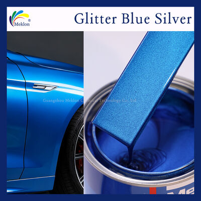 Peinture de réparation automobile acrylique 1K argent bleu brillant - Fourniture en vrac professionnelle