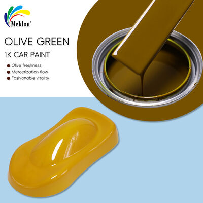 Peinture de réparation de voiture vert olive 118 avec mélange de précision acrylique et délai de livraison de 7 à 14 jours