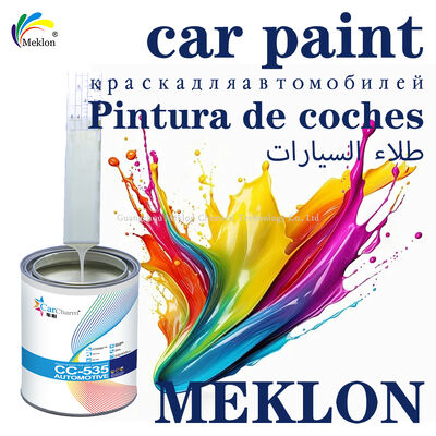 Peinture automobile de finition et systèmes de peinture automobile cohérents adaptés à la réparation professionnelle de carrosserie automobile et de finition Crystal Yellow Pearl