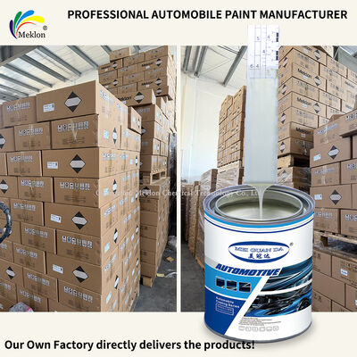 Peinture automobile de finition et systèmes de peinture automobile cohérents adaptés à la réparation professionnelle de carrosserie automobile et de finition Crystal Yellow Pearl