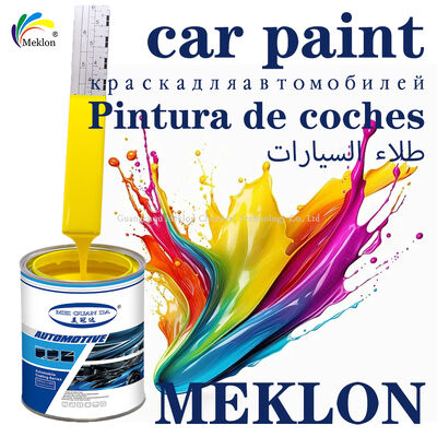 2K Jaune citron Peinture automobile encre à haute chrome Jaune vert-phase pour le mélange de couleurs