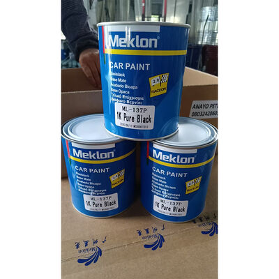 Peinture acrylique noire Pure pour voiture, couleur unie, haute brillance, finition automobile, pour la réparation de la carrosserie automobile, ML-137P 1K