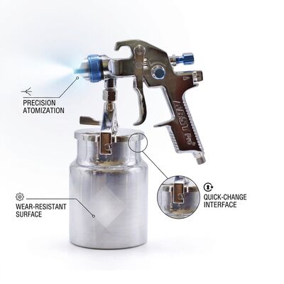 ABST Pistolet Pulvérisateur Pot Inférieur de Précision Pot Inférieur Pour Pistolets Pulvérisateurs Pièce de Rechange de Haute Qualité