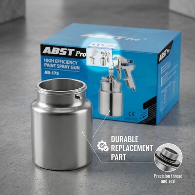 ABST Pistolet Pulvérisateur Pot Inférieur de Précision Pot Inférieur Pour Pistolets Pulvérisateurs Pièce de Rechange de Haute Qualité
