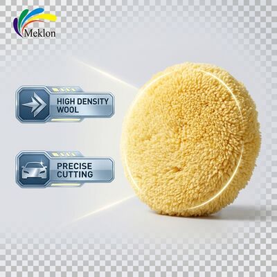 Les fabricants chinois utilisent des boules de laine simple face et double face pour l'entretien et le polissage des surfaces de peinture automobile.